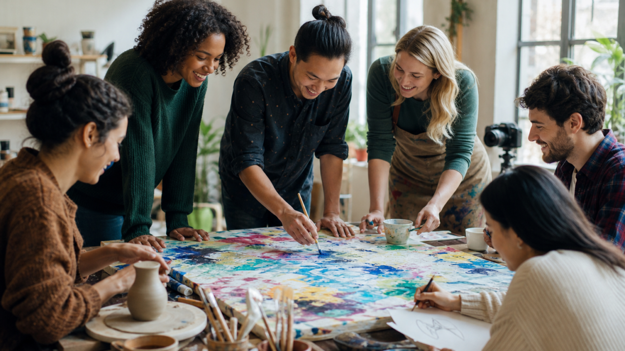 Creatieve workshops als teambuilding voor bedrijven