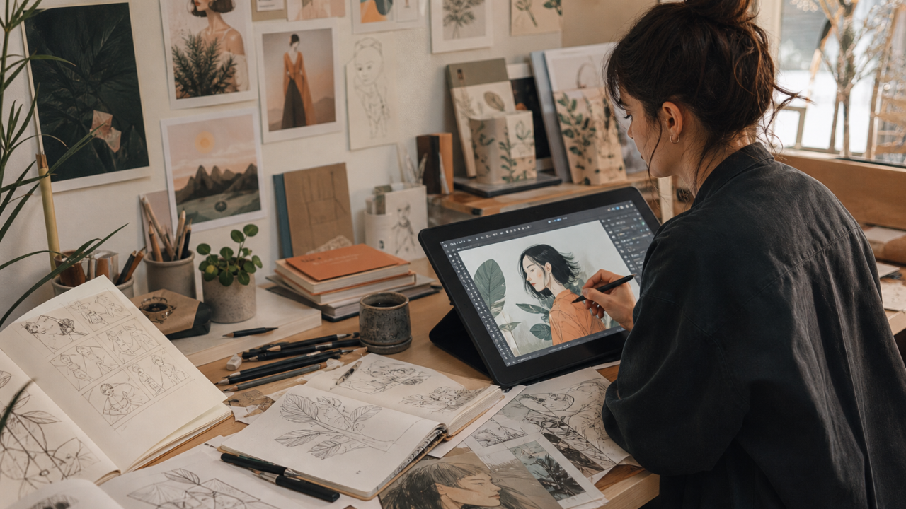 In gesprek met een illustrator