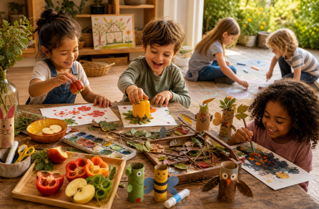 Knutselen met kinderen: kunstzinnige ideeën